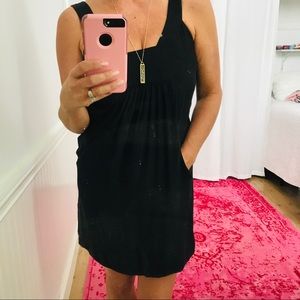 Alice and Trixie Black Silk Dress with Pockets 🖤